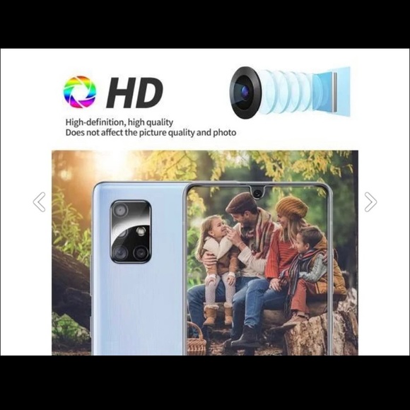 Samsung Galaxy A71 5G/4G Screen Protector & Camera Lens Protector 3pk - Picture 6 of 9